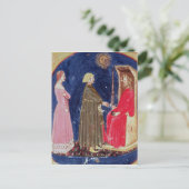 Dante en Beatrice voor Justinien Briefkaart (Staand voorkant)