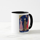 Dante en Beatrice voor Justinien Mok (Voorkant rechts)