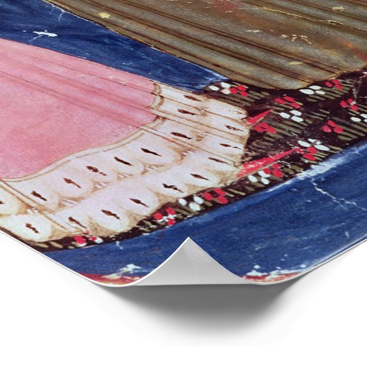 Dante en Beatrice voor Justinien Poster (Hoek)