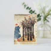 Dante en de Zielen Omgezet in Vogels Briefkaart (Staand voorkant)