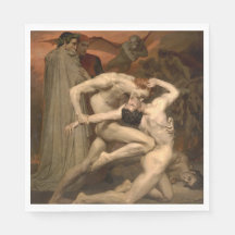 Dante en Vergilius in de hel (door Bouguereau)