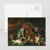 Dante en Vergilius in de onderwereld, 1822 Briefkaart (Voorkant / Achterkant)