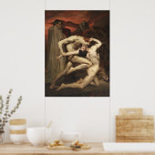 Dante en Virgil Gothic  kunst Print (Keuken)