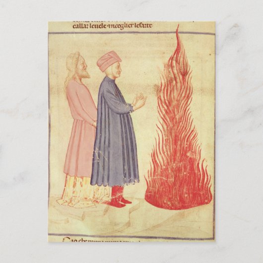 Dante en Virgil herkennen Ulyses Briefkaart (Voorkant)