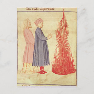 Dante en Virgil herkennen Ulyses Briefkaart