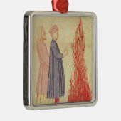 Dante en Virgil herkennen Ulyses Metalen Ornament (Rechts)