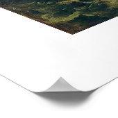 Dante en Virgil in de hel door Eugene Delacroix Poster (Hoek)