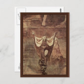 Dante en Virgil in het Ijs van Kozythus. Door Briefkaart (Voorkant / Achterkant)