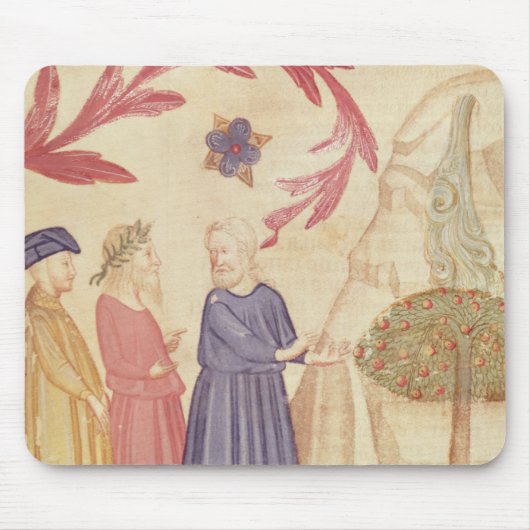 Dante en Virgil in het Terrestrial Paradise Muismat (Voorkant)