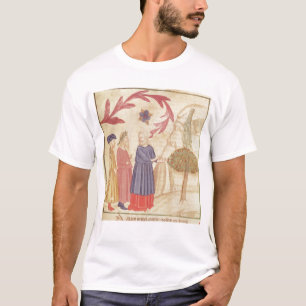 Dante en Virgil in het Terrestrial Paradise T-shirt