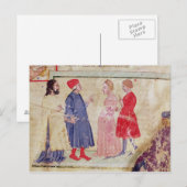 Dante en Virgil met Francesca da Rimini Briefkaart (Voorkant / Achterkant)
