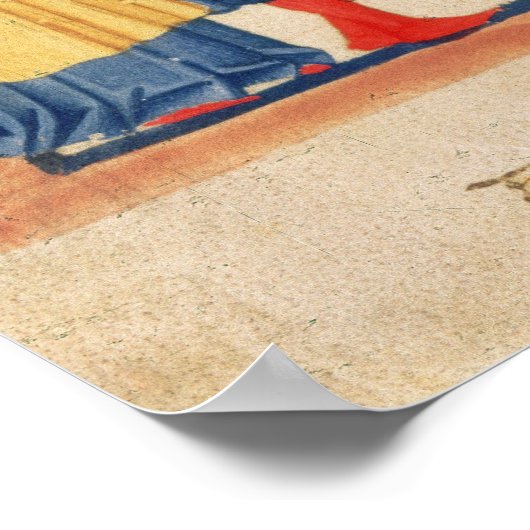 Dante en Virgil ontdekken Count Ugolino Poster (Hoek)