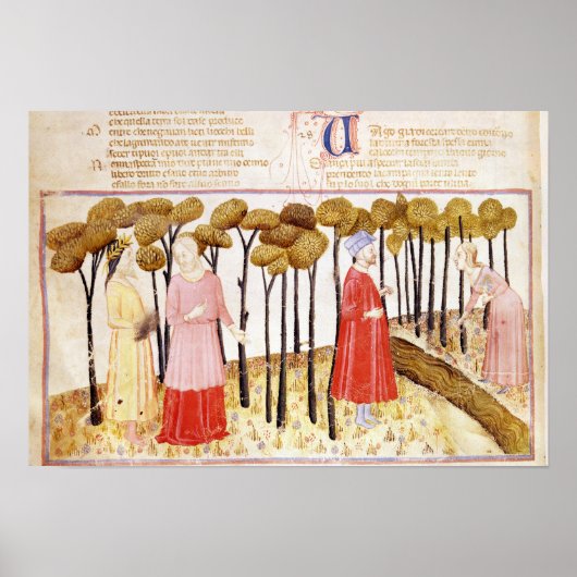 Dante en Virgil tijdens de top van het laboratoriu Poster (Voorkant)