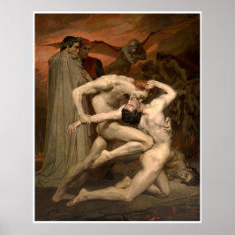 Dante en Virgil William-Adolphe Bouguereau Poster
