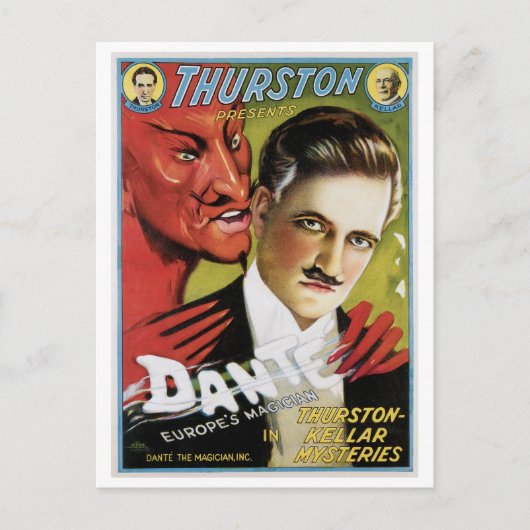 Dante ~ Europese Magicische  Magische Wet Briefkaart (Voorkant)