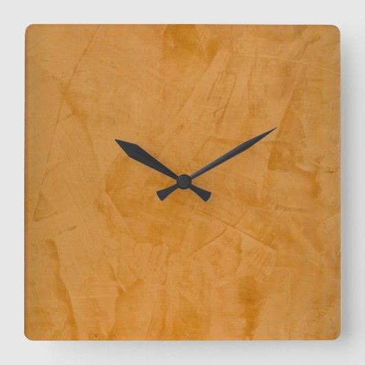 Dante Faux Finish Vierkante Wandklok (Voorkant)