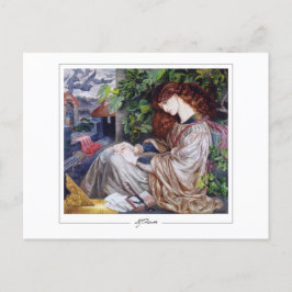 Dante Gabriel Rossetti #1 - Kunstmatige Briefkaart