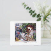 Dante Gabriel Rossetti #1 - Kunstmatige Briefkaart (Staand voorkant)