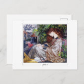 Dante Gabriel Rossetti #1 - Kunstmatige Briefkaart (Voorkant / Achterkant)