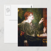 Dante Gabriel Rossetti Art Briefkaart (Voorkant / Achterkant)