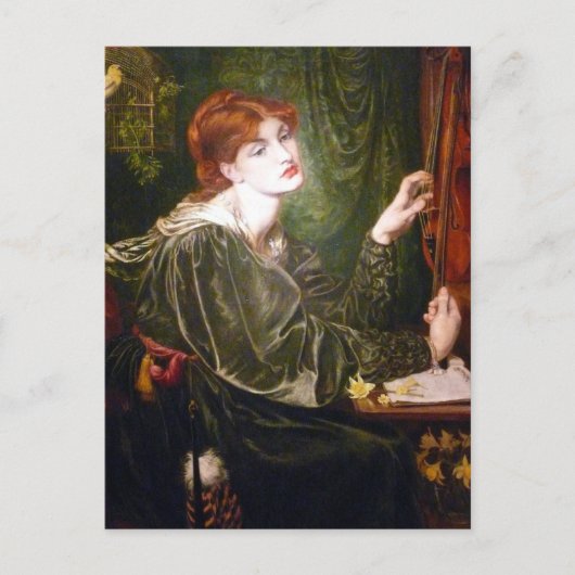 Dante Gabriel Rossetti Art Briefkaart (Voorkant)