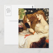 Dante Gabriel Rossetti Art Briefkaart (Voorkant / Achterkant)