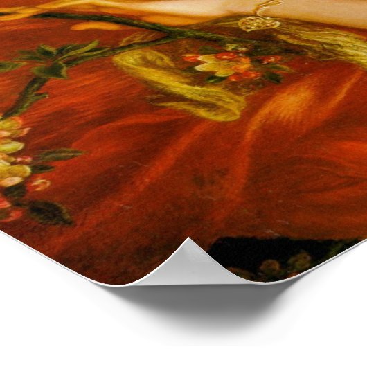 Dante Gabriel Rossetti Art Poster (Hoek)