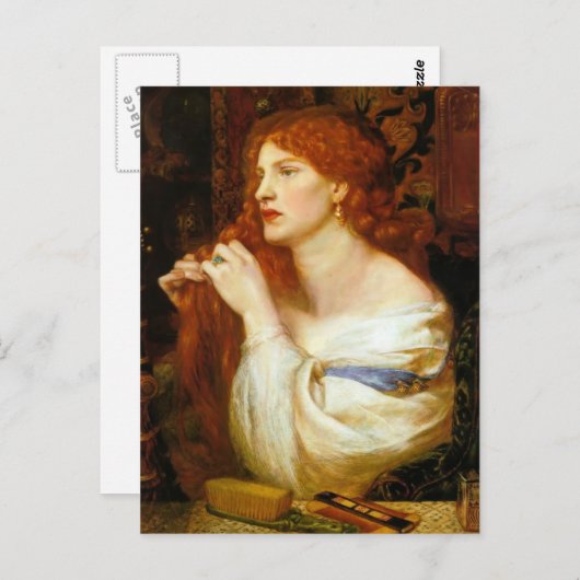 Dante Gabriel Rossetti: Aurelia Briefkaart (Voorkant / Achterkant)