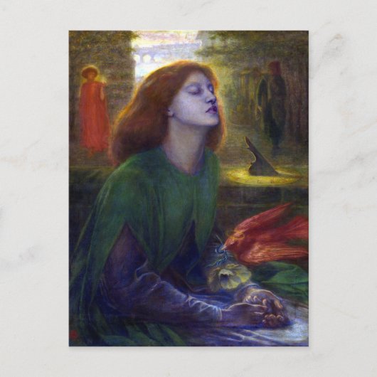 Dante Gabriel Rossetti Beata Beatrix Briefkaart (Voorkant)