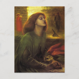 Dante Gabriel Rossetti- Beata Beatrix Briefkaart