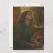 Dante Gabriel Rossetti - Beata Beatrix Kaart (Voorkant)