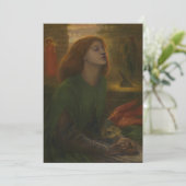 Dante Gabriel Rossetti - Beata Beatrix Kaart (Staand voorkant)