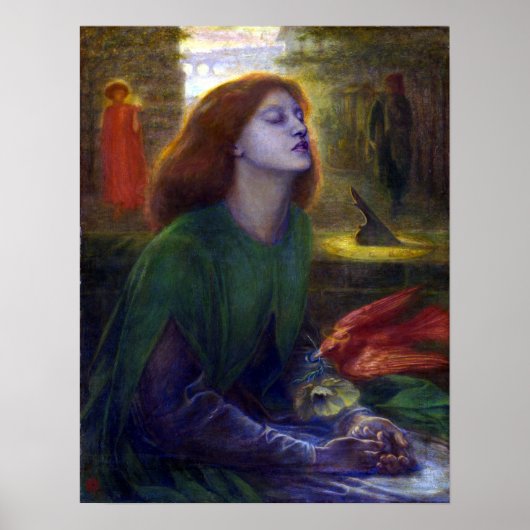 Dante Gabriel Rossetti Beata Beatrix Poster (Voorkant)