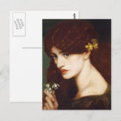 Dante Gabriel Rossetti-Blanzifiore (Snowdrops) Briefkaart (Voorkant / Achterkant)