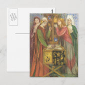 Dante Gabriel Rossetti - Blauwe Kast Briefkaart (Voorkant / Achterkant)
