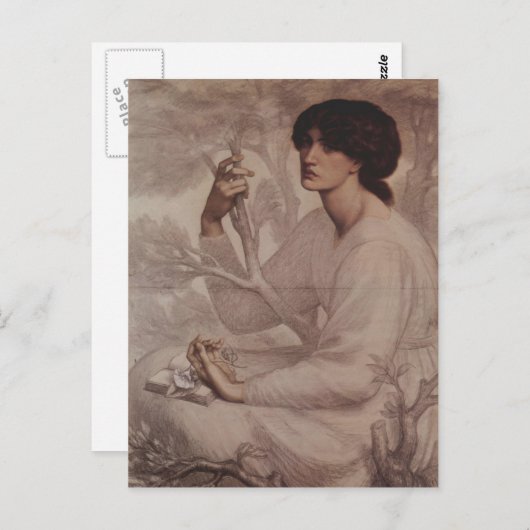 Dante Gabriel Rossetti - Daydroom Briefkaart (Voorkant / Achterkant)