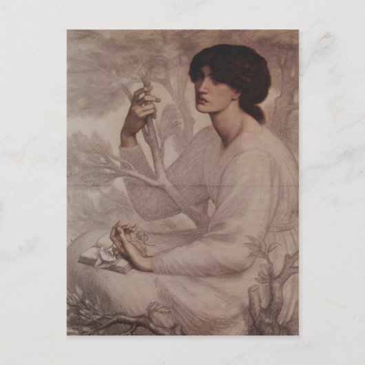 Dante Gabriel Rossetti - Daydroom Briefkaart (Voorkant)