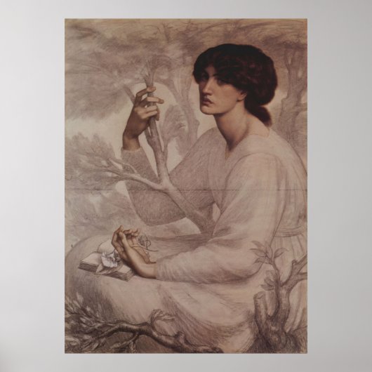 Dante Gabriel Rossetti - Daydroom Poster (Voorkant)