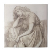 Dante Gabriel Rossetti: Desdemona Tegeltje (Voorkant)
