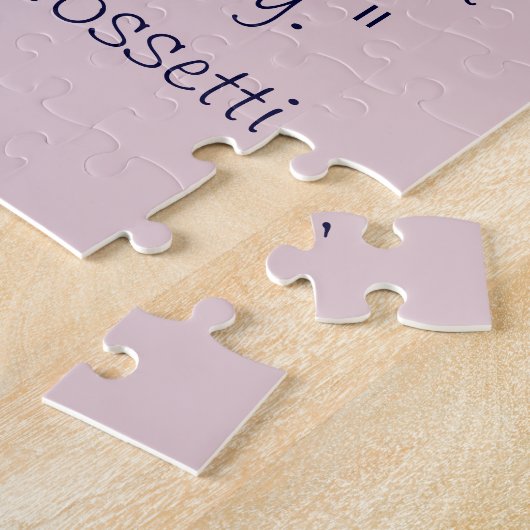 Dante Gabriel Rossetti Dragonfly Quote Puzzle Legpuzzel (Zijkant)