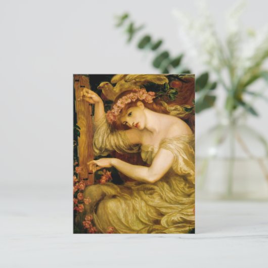 Dante Gabriel Rossetti - Een Zee Spell Briefkaart (Staand voorkant)