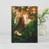 Dante Gabriel Rossetti - La Ghirlandata Kaart (Staand voorkant)