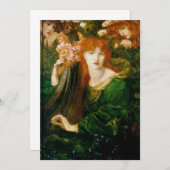 Dante Gabriel Rossetti - La Ghirlandata Kaart (Voorkant / Achterkant)