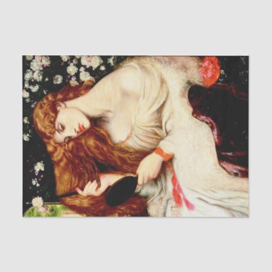 Dante Gabriel Rossetti | Lady Lilith Tissuepapier (Voorkant)