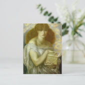 Dante Gabriel Rossetti: Pandora Briefkaart (Staand voorkant)