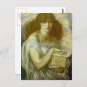 Dante Gabriel Rossetti: Pandora Briefkaart (Voorkant / Achterkant)