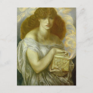Dante Gabriel Rossetti: Pandora Briefkaart