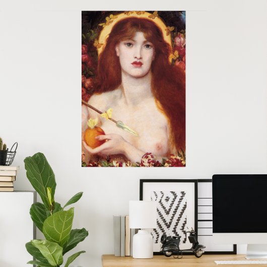 Dante Gabriel Rossetti Poster (Thuiskantoor)