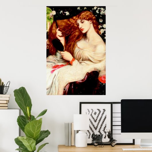 Dante Gabriel Rossetti Poster (Thuiskantoor)