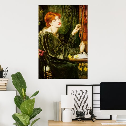 Dante Gabriel Rossetti Poster (Thuiskantoor)